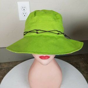 PETER GRIMM Green Floral Bucket Hat Cap (guessing it's size Small)